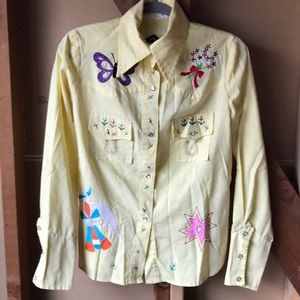 Hand Made Embroidered Western Shirt.